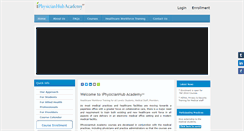 Desktop Screenshot of iphysicianhubacademy.com