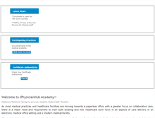 Tablet Screenshot of iphysicianhubacademy.com